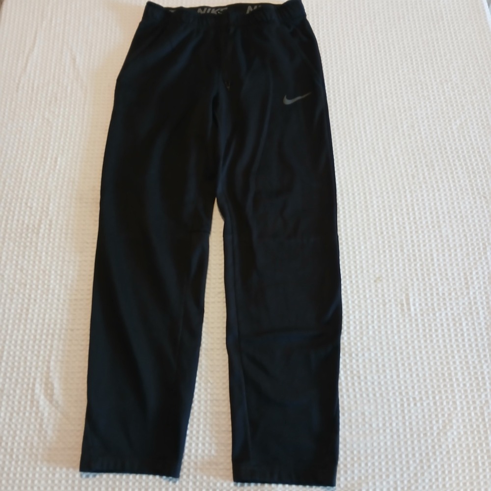 Nike Dri-FIT Mens Training Pants Black Standard Fit Medium Athletic Joggers